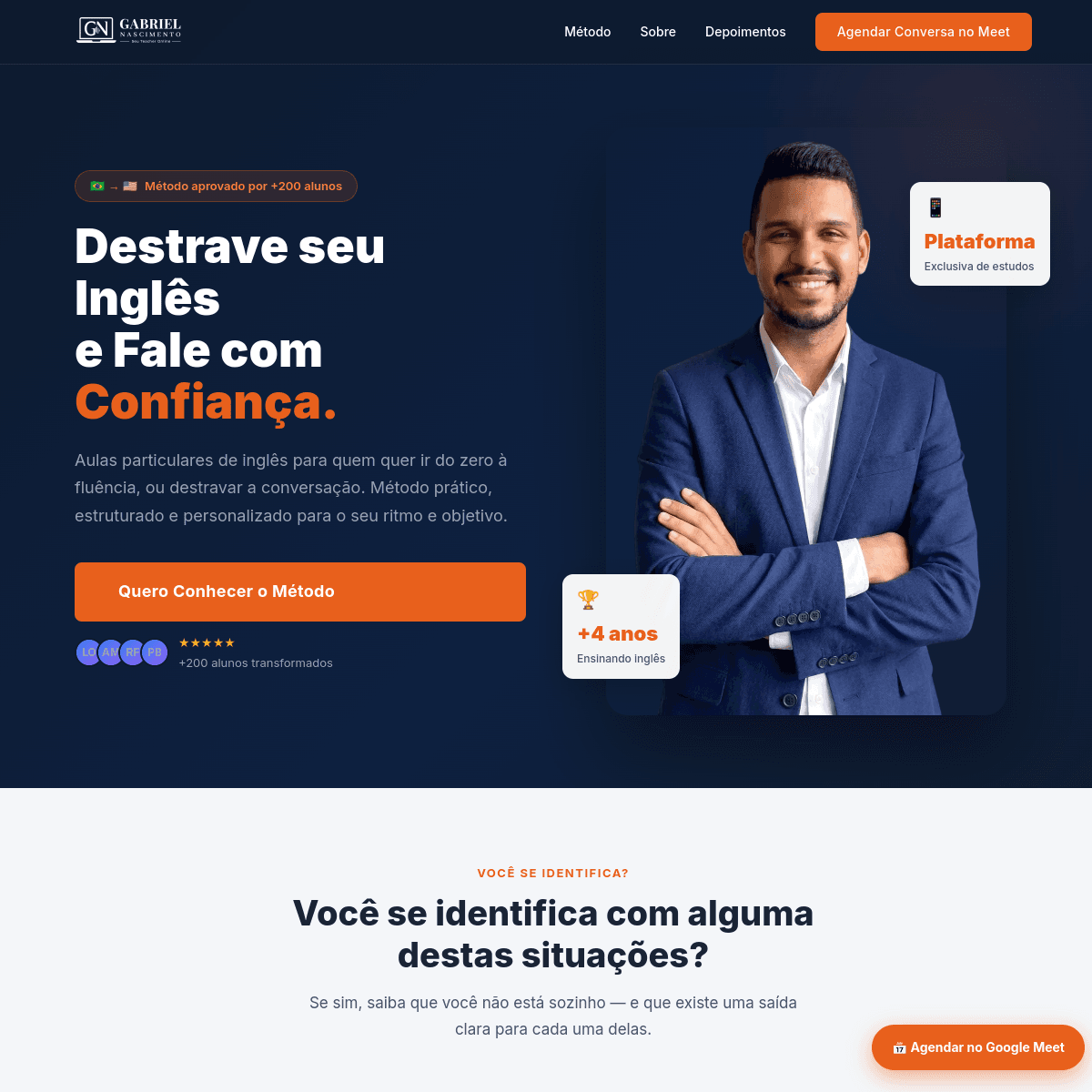 Teacher Gabriel Nascimento